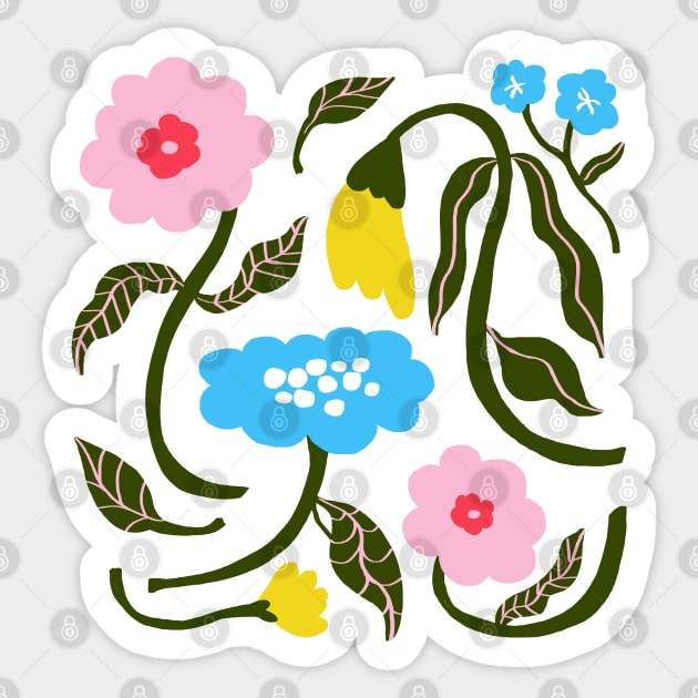 Spring Flowers Sticker by ouiouicathy